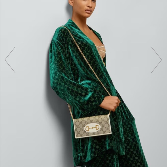 AUTHENTIC GUCCI HORSEBIT 1955 WALLET WITH CHAIN #Crossbody #ShoulderBag #Clutch - Picture 4 of 17